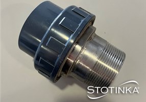 Lidhëse Inox/PVC fi 50 x 1 1/2" EXT